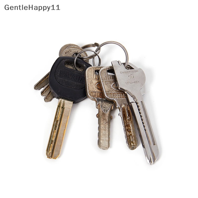 Gentlehappy 6in1 Multi Pocket Keytool Carabiner Gantungan Kunci Serbaguna Gadget Clip Gear id