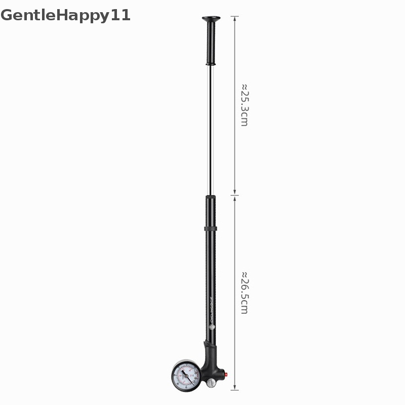 Gentlehappy Pompa Angin Sepeda Tekanan Tinggi Portabel Dengan Pengukur Untuk Garpu Shock Suspensi Belakang id