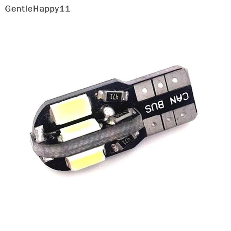 Gentlehappy 10PCS Canbus T10 194 168 W5W 5730 8led SMD Putih Lampu Side Wedge Mobil id