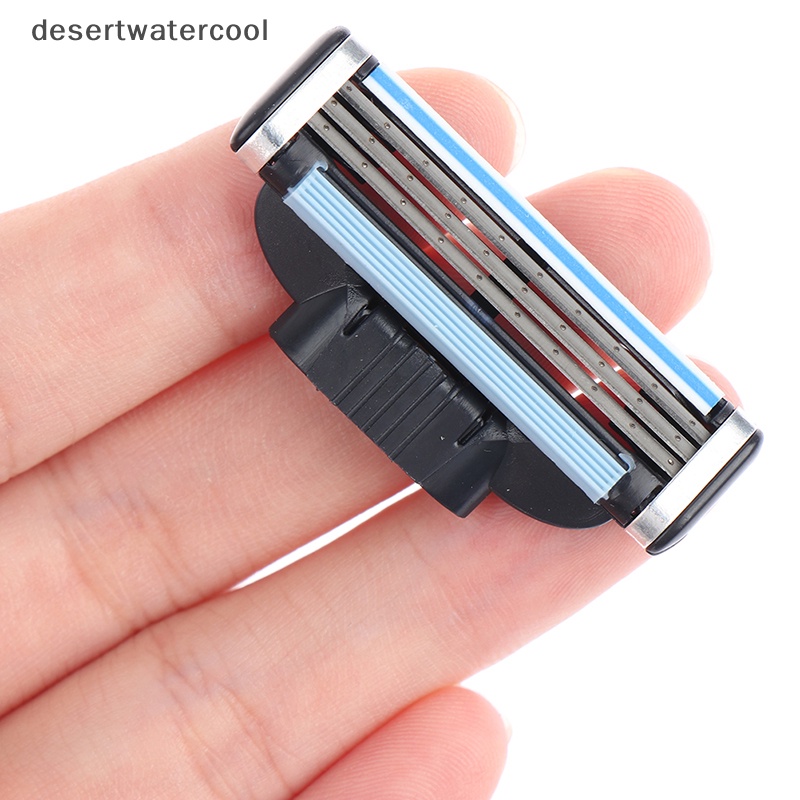 Deid 4Pcs Pisau Cukur Pria Untuk Mach3 Shaver Cartridge Cukur Refill Martijn