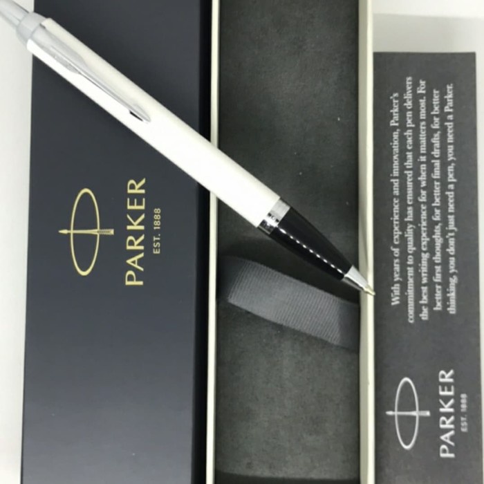 

Pen Parker New IM White CT Ballpoint M.Blk TB