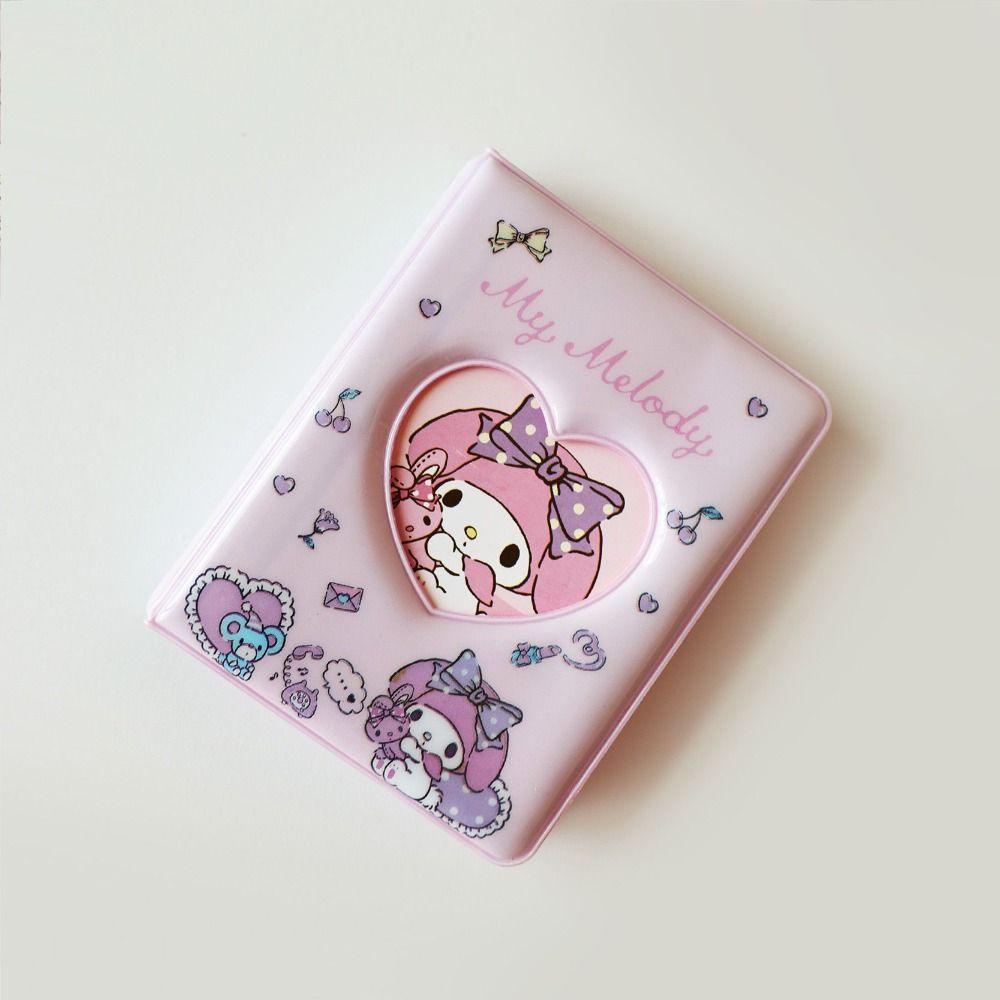 [Elegan] Album Foto 3inch Mainan Lucu Untuk Anak Perempuan Kuromi Photocard Holder Koleksi Foto Mini Binder Gift Cards Collect Book