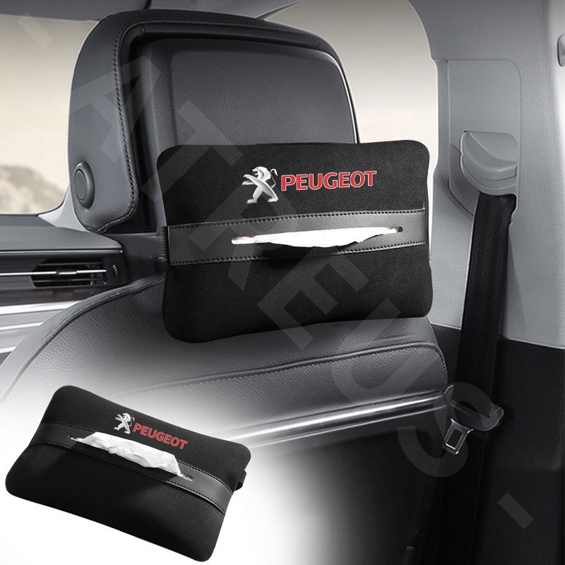 Peugeot Car Tissue Storage Bag Car Seat Armrest Box Kotak Handuk Kertas Untuk Peugeot206 208 207 307 308 2008 3008 508 408 5008 406