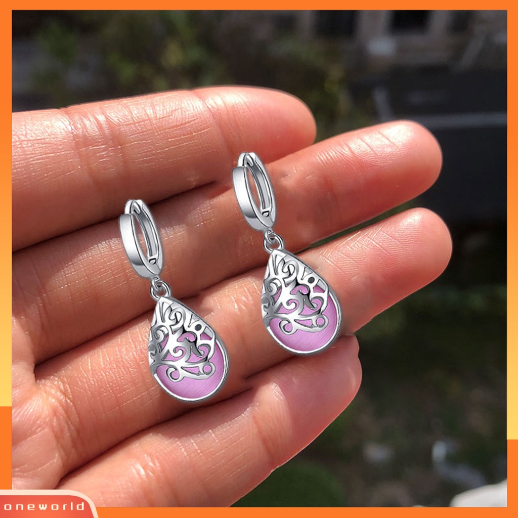 [ONE] 16pasang Bohemia Wanita Teardrop Drop Menjuntai Anting Fashion Perhiasan Aksesoris