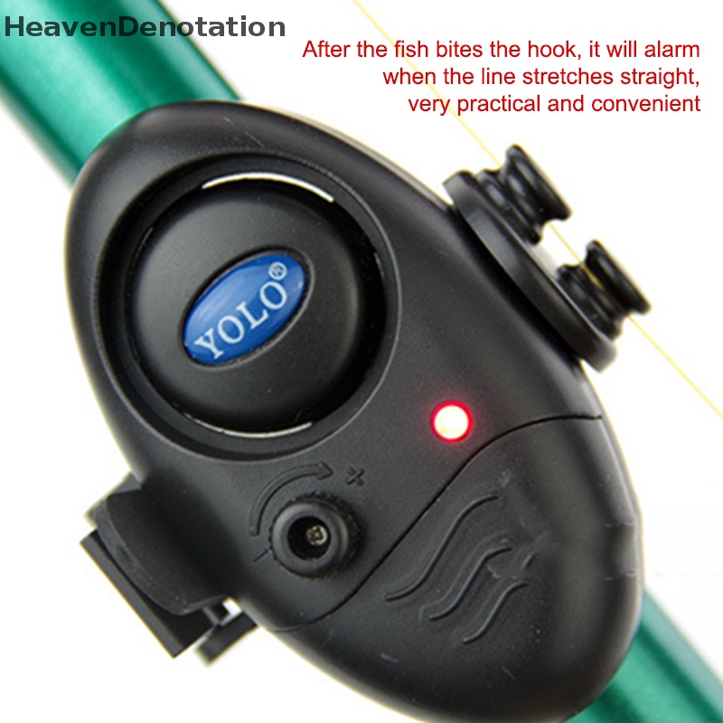 [HeavenDenotation] Alarm Gigitan Pancing Ikan Gurame Signalizator Ikan Indikator Dengan LED/Suara HDV