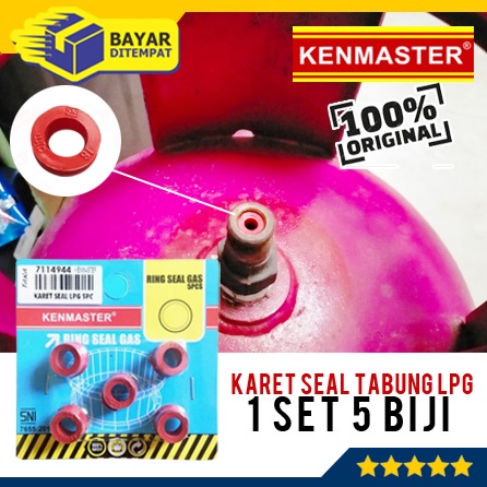 Karet Seal LPG KENMASTER 5 pcs Sil Tabung Gas Elpiji