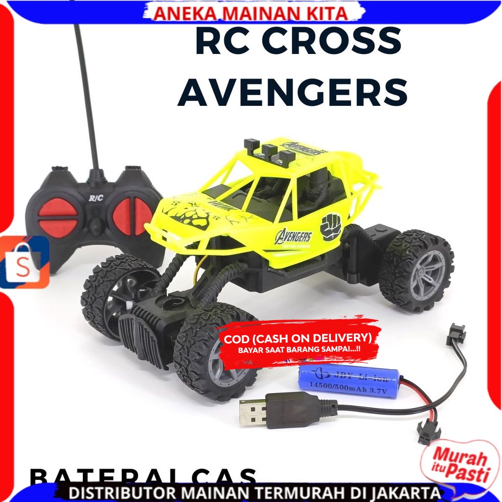 Mobil Remote Control Rock Crawler X-Cross Rally Off-Road Car Mainan Anak-Anak