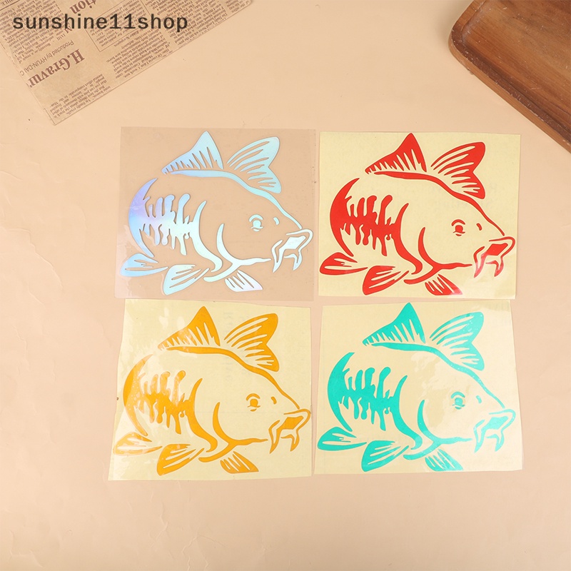 Sho Universal Carp Fishing Mobil Vinyl Decal Art Sticker Kayak Memancing Auto Accessorie N