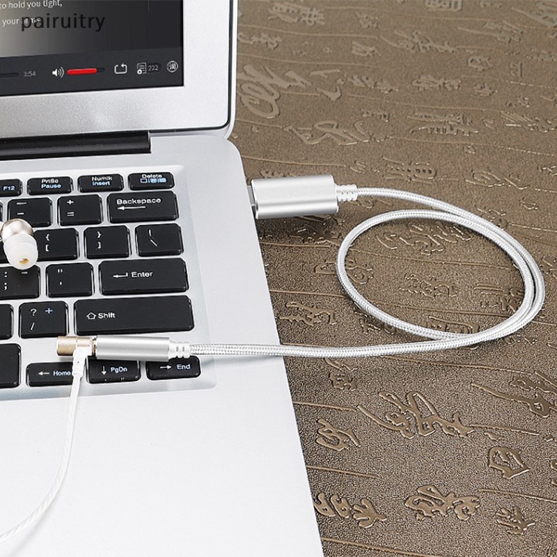 Prt Colokan Kartu Suara Jack USB Ke 3.5mm Colokan Sound Card Jack USB Ke 3.5mm Untuk PC PRT