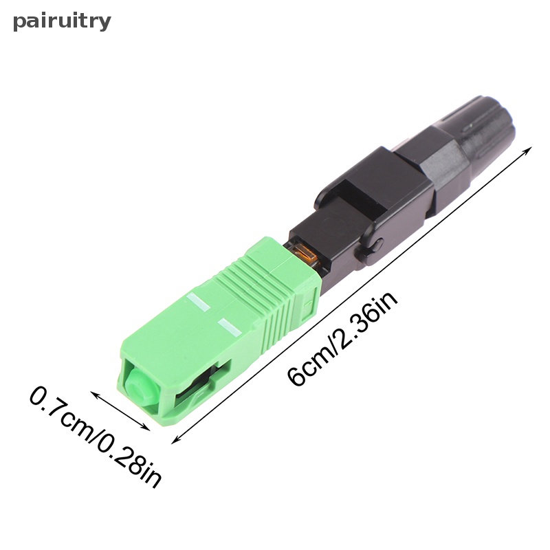 Prt 5Pcs FTTH SC APC Single Mode SC UPC Fiber Optic Quick Connector Alat Perakitan PRT