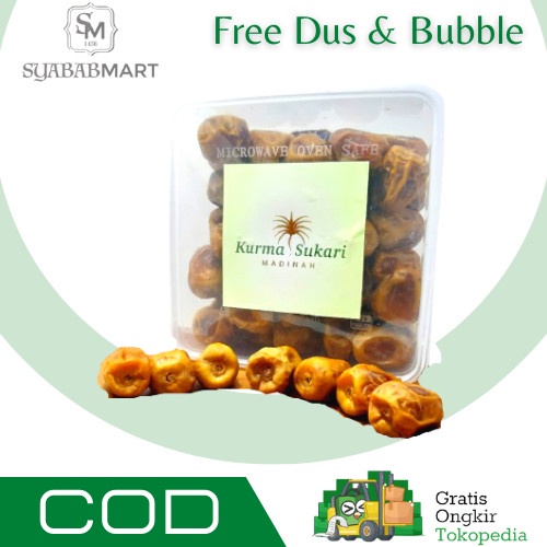 

Kurma Sukari 1 Kg Toples Besar2 Sortiran / Sukkari Madinah Basah