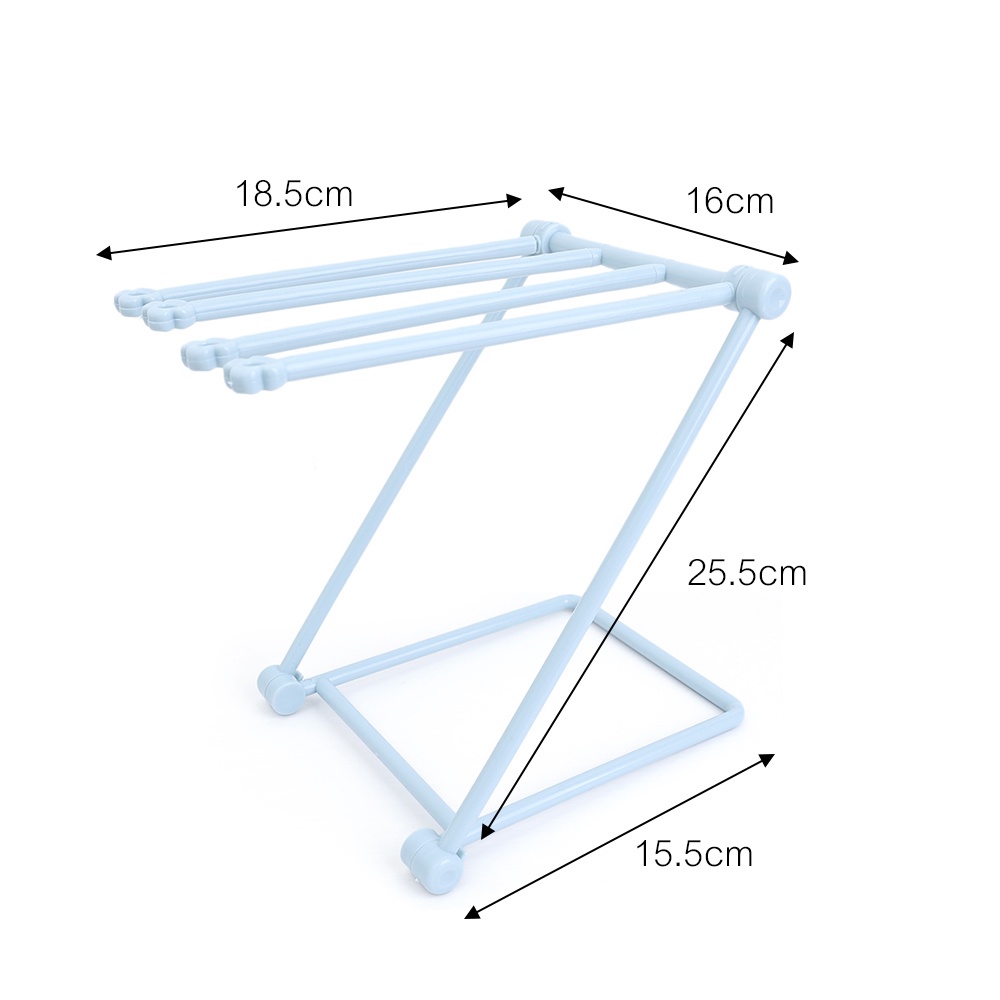 Tempat Pengering Gelas Multifungsi Menghemat Ruang Rak/Rak Organizer Kamar Mandi Rumah Tangga/Handuk Bebas Pukulan Sederhana Rag Shelf Organizer/Gantungan Handuk Vertikal Lipat Kreatif