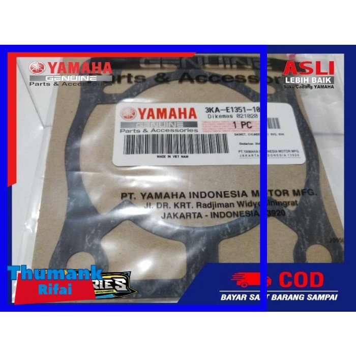 PAKING GASKET BORING RX KING  ORI YAMAHA YGP