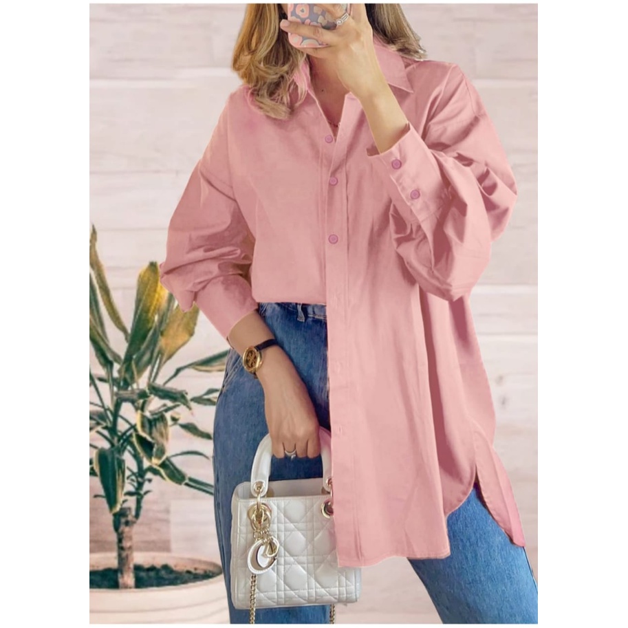 ATASAN WANITA/BLOUSE WANITA/Bekha Blouse Jumbo Atasan Jumbo LD 130cm