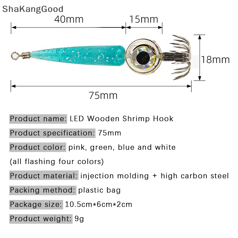 Skid Cuttlefish Squid Jig Hook Tackle Alat Untuk Memancing Laut Memancing Aksesori SKK