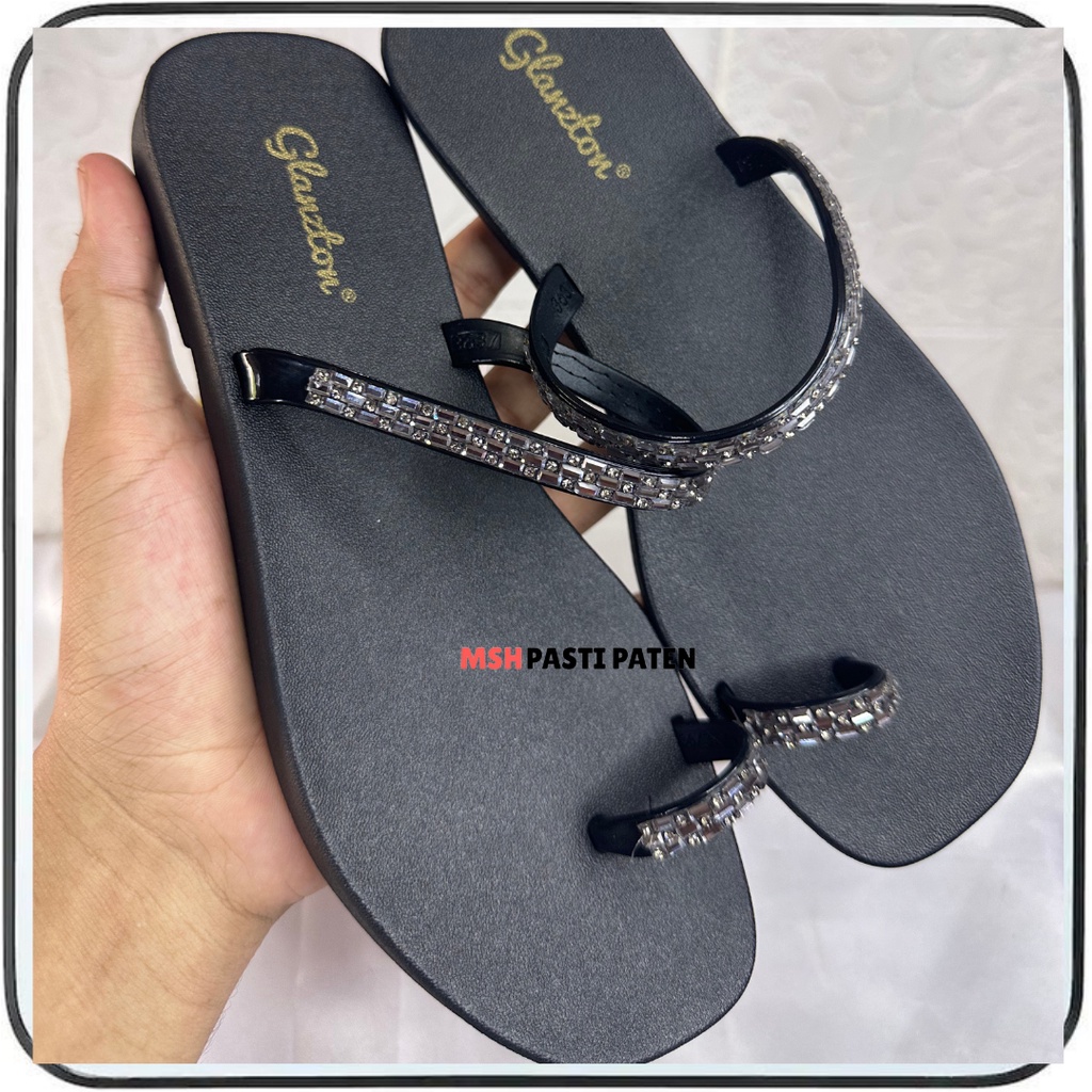 Sandal Jempol Glanzton 1973 Sendal Jelly Import Wanita Dewasa