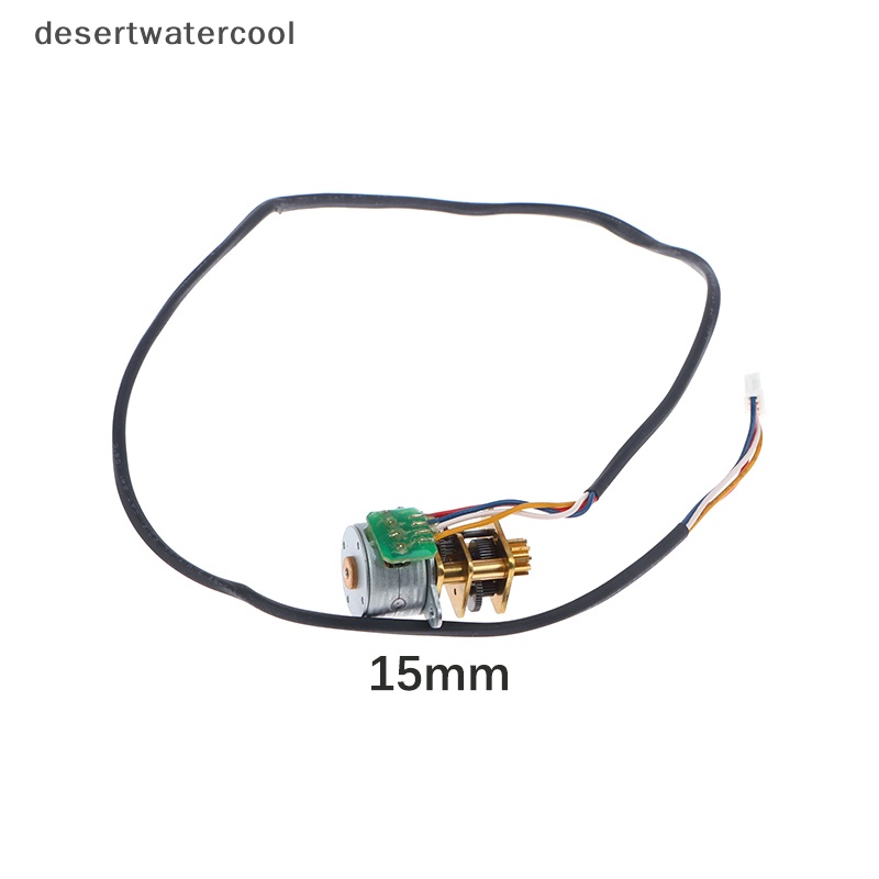 Deid Metal Gear Stepper Motor Diameter 15mm Presisi Tinggi Dua Fase Empat-Kawat Micro Motor Presisi Instrumen DC Motor Martijn