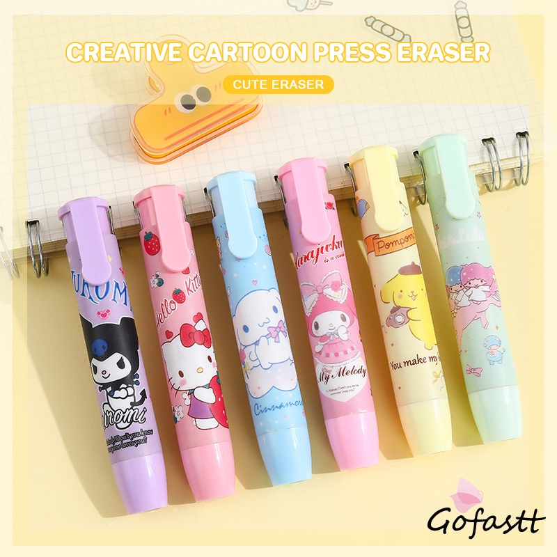 

Eraser Cartoon Press Pen Modeling Koreksi Karet Alat Tulis Sekolah-G