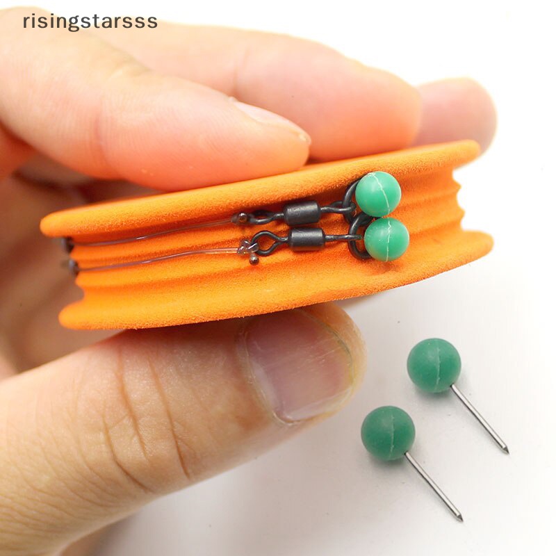 Rsid Span-new 100pcs Carp Fishing Rig Case Aksesoris Pin Cadangan Untuk Carp Hair Rig Ronnie Rig Jelly