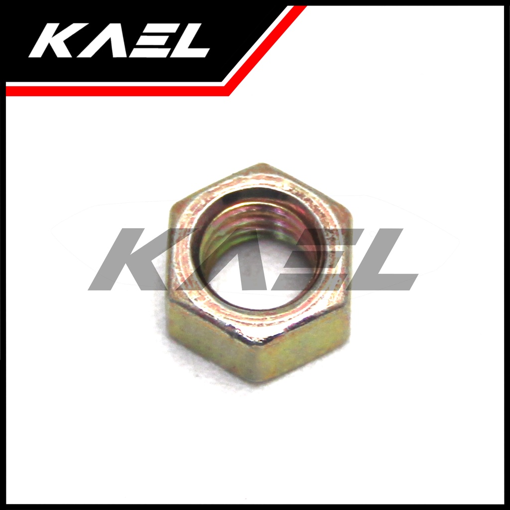 Mur Nut M8x6 M 8 x 6 M8 8x6 Berbagai Keperluan Emas Gold Drat Kanan