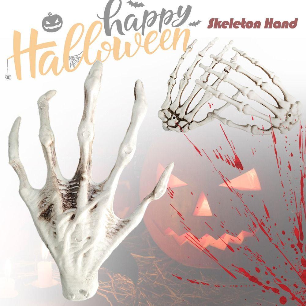R-FLOWER Ghost Hand Room Escape Prop Liburan DIY Terror Dekorasi Halloween
