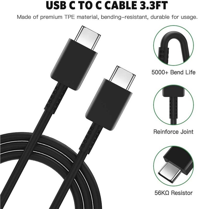 KABEL DATA SMG TYPE C TO TYPE C FAST CHARGING A70 A71 NOTE 10/ 10+/A23/ A33/A52/A52S/M52/A53/25w 45w S10/ S10+/S20 S21 FE