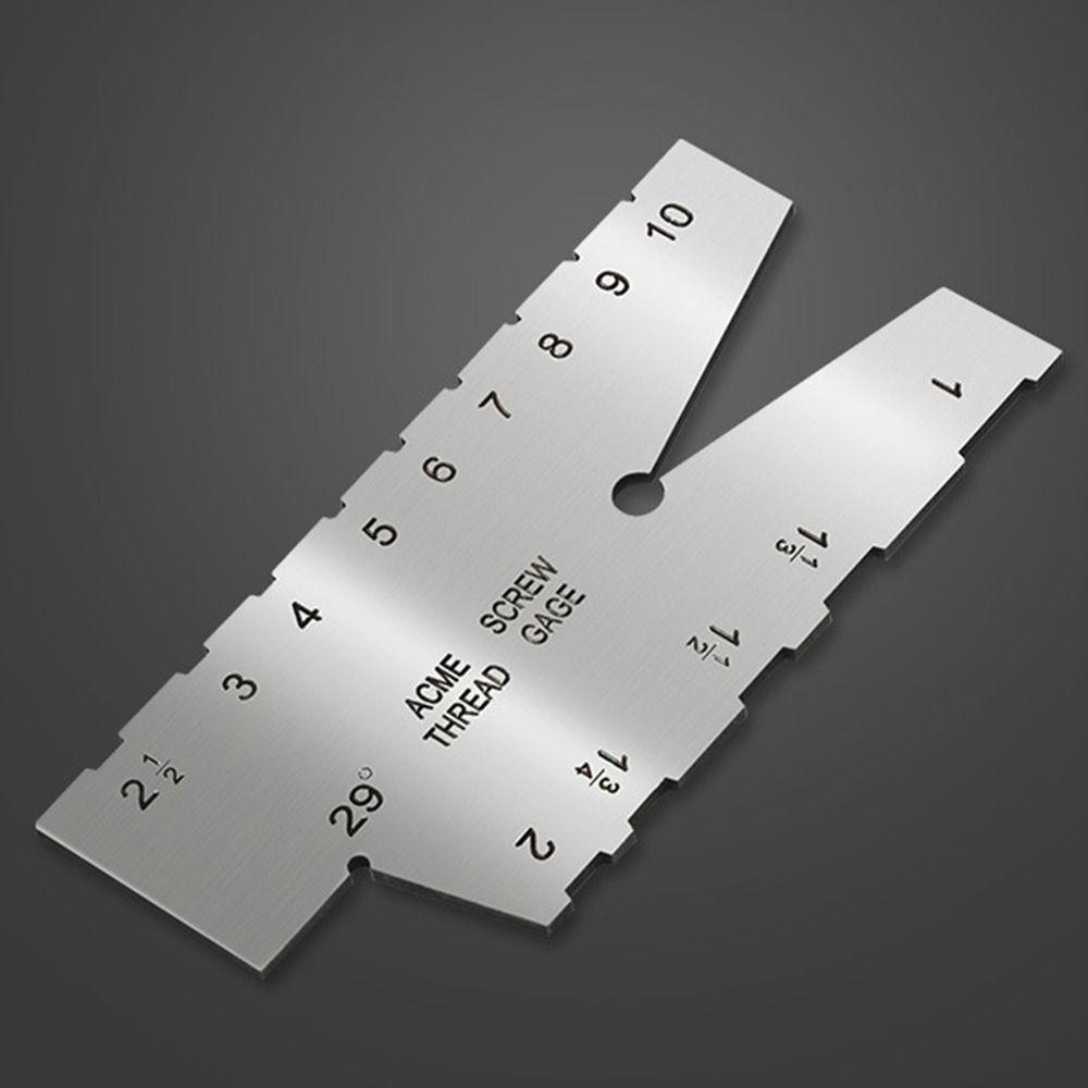 TOP Angle Gauge Carpenter Besi Carbon Steel Thread Bit Gauge/Pengukur Sudut Siku
