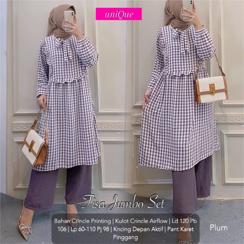 TISA JUMBO SET ORI UNIQUE | Ld120 Crinkle