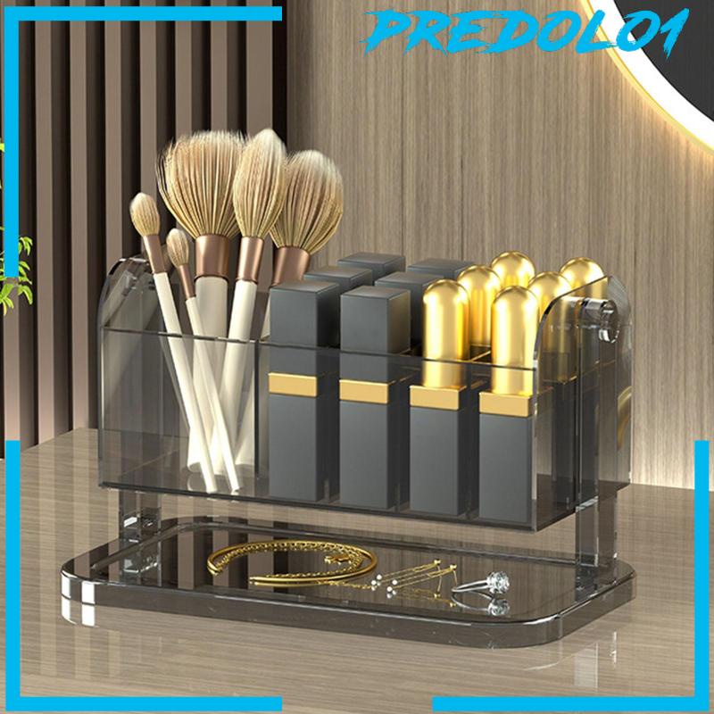 [Predolo1] Kotak Penyimpanan Kosmetik Hias Makeup Organizer Untuk Asrama Apartemen Tabletop