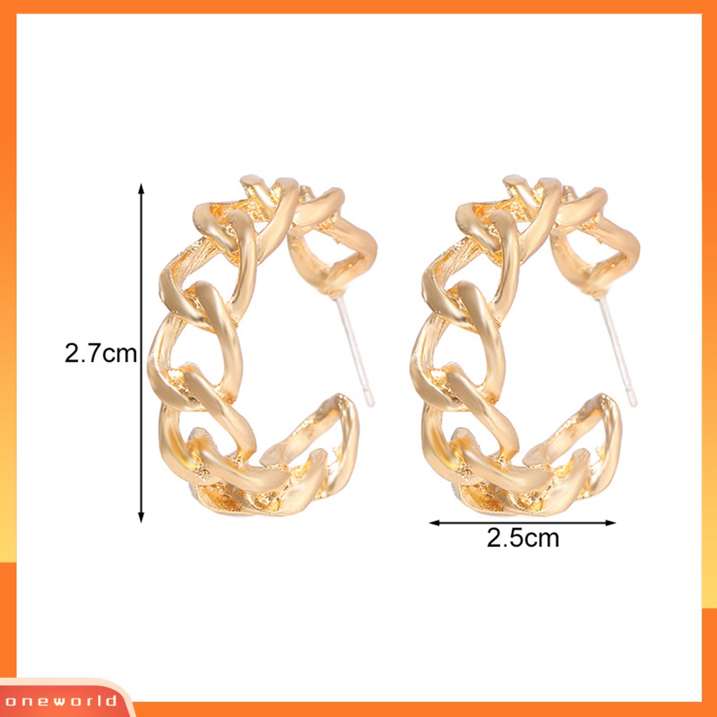 [WOD] Anting Wanita Kokoh Retro Hias Gothic Hollow Ear Studs Untuk Pergi Jalan