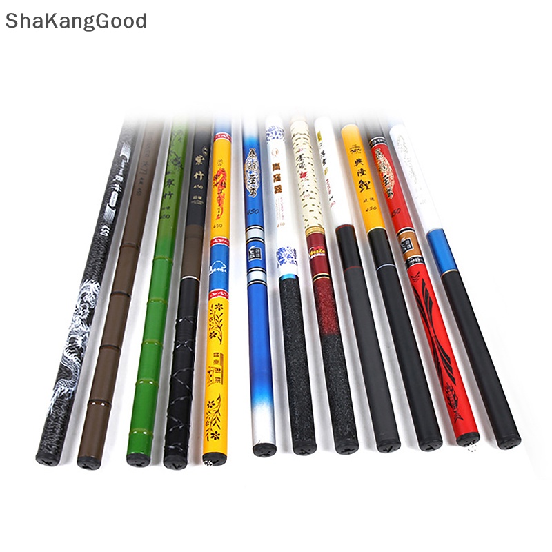 Joran Pancing Teleskopik Selip 3.6m /4.5m /5.4m Portable Ultralight Desain Ergonomis Pancing Tiang Untuk Stream Air Tawar Dropship SKK