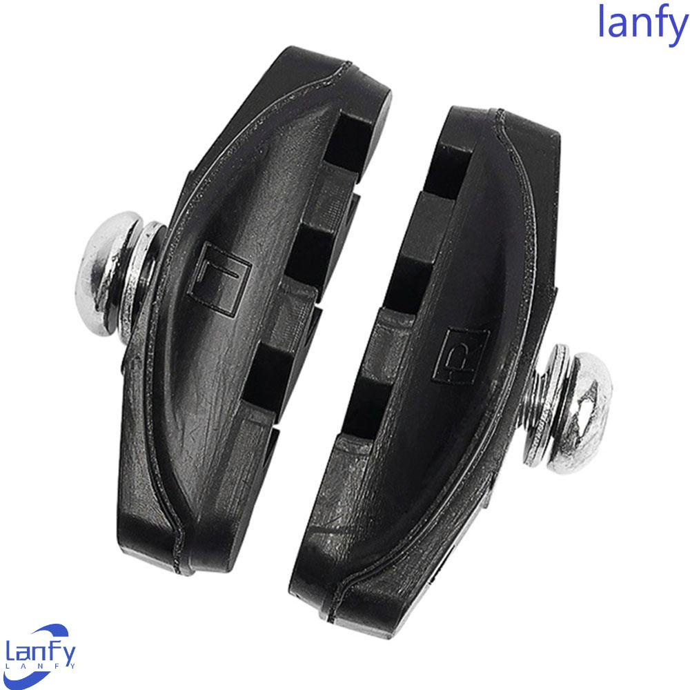 Lanfy Bantalan Rem Sepeda Bersepeda 1pasang Bantalan Rem Sepeda Parts Bicycle Tools Rubber Brake Pad