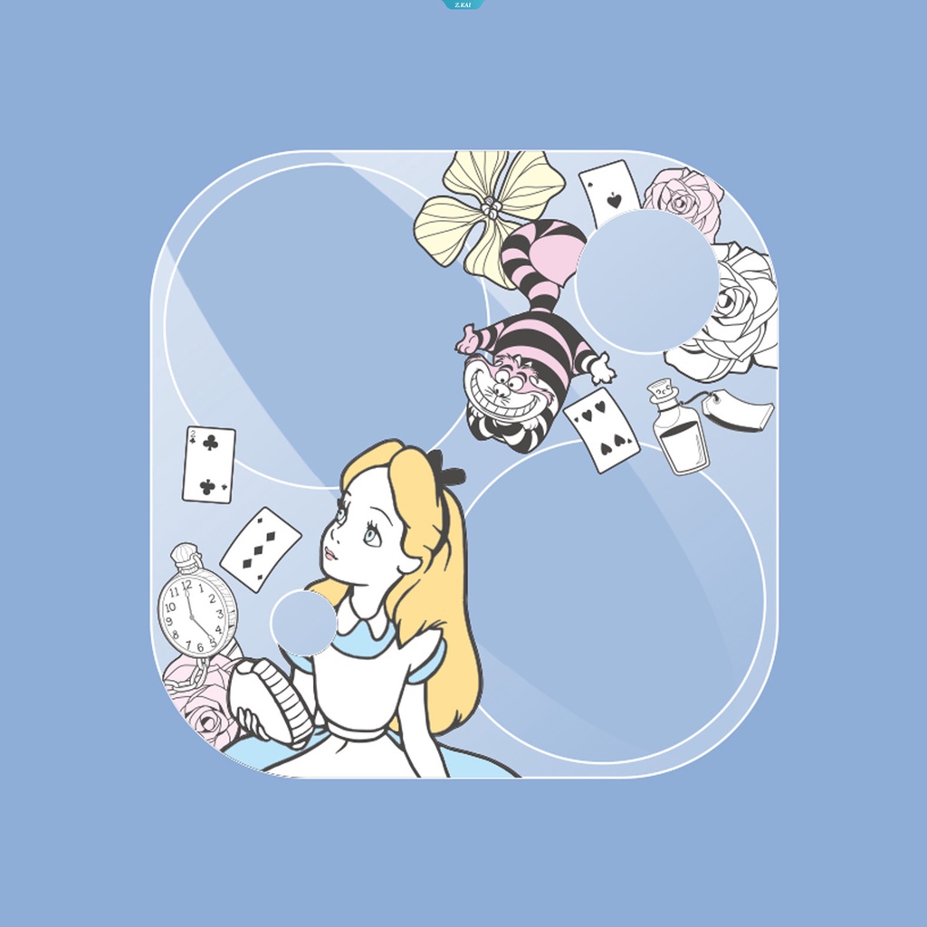 IPHONE American Girl Warrior Masker Belakang Sepenuhnya Transparan Kecantikan Siswa Kawaii Telepon Film Spion Belakang Untuk IPhone14 /14Plus 4Pro/14ProMax [ZK]