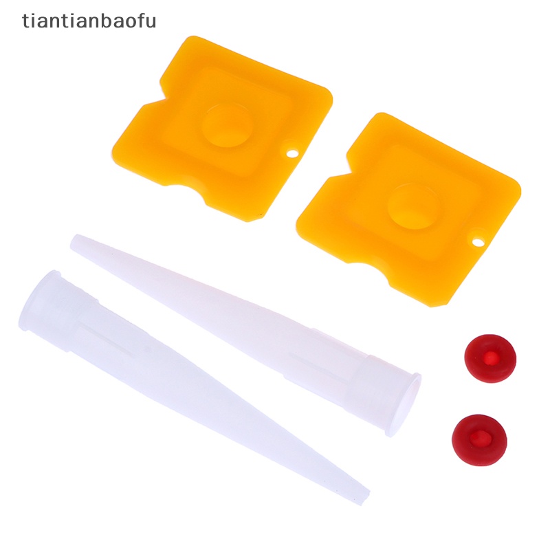 [tiantianbaofu] 10 /40pcs Caulk Cap Saving Sealer Saver Caulking Tube Lem Nozzle Untuk Sealing Butik