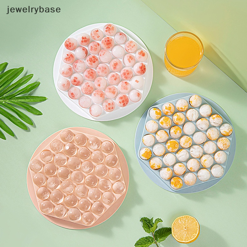 [jewelrybase] Cetakan Es Batu Ice Hoki Es Kotak 3D Bola Bulat Cetakan Es DIY Alat Minuman Dingin Butik