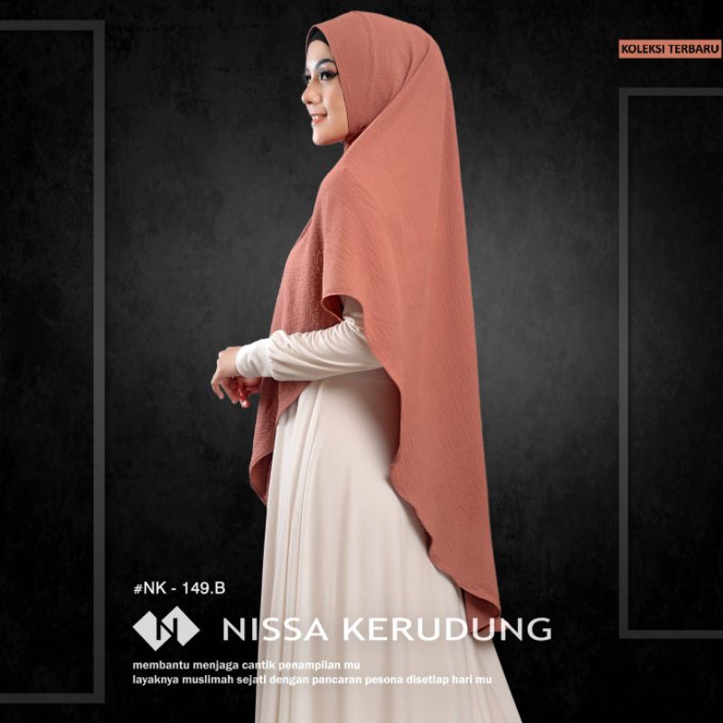 Hijab Khimar Crinkle Airflow Premium Ori Nissa 95