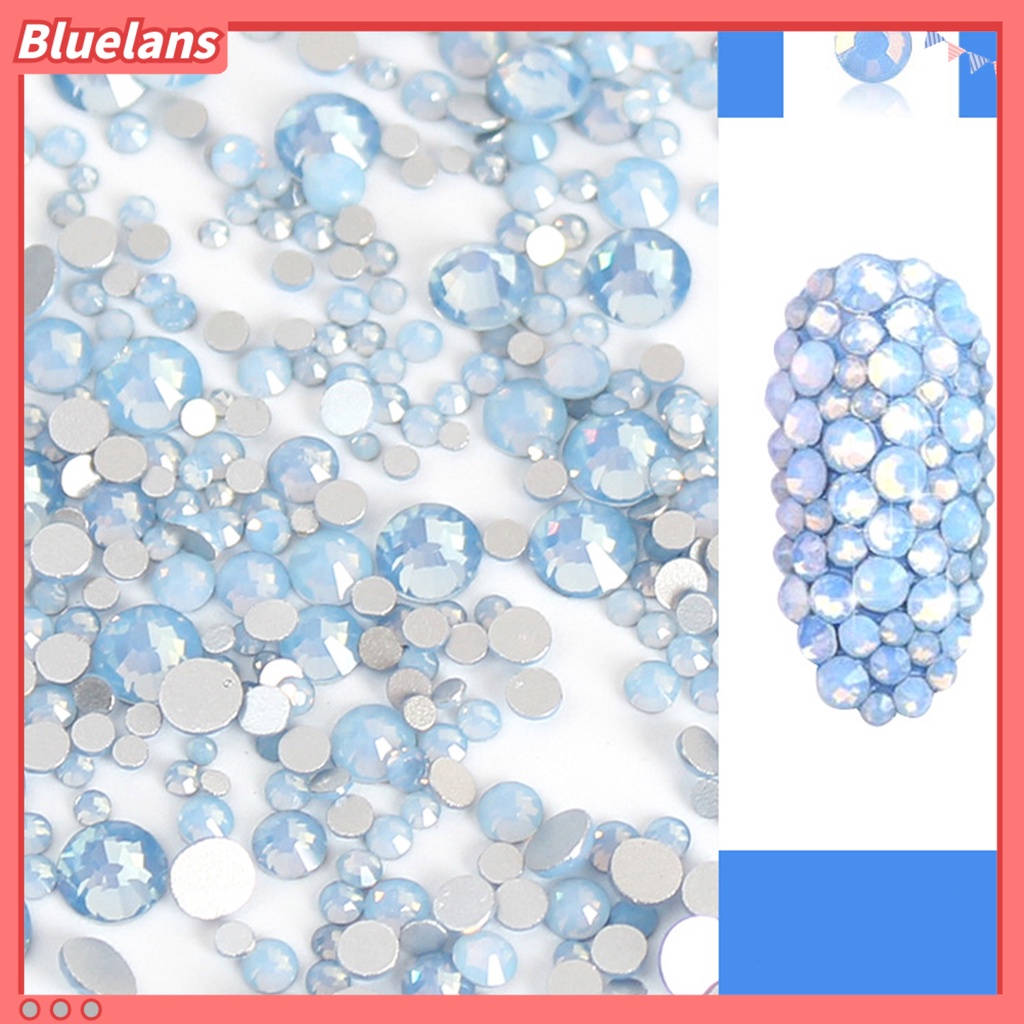 [BLM] Hiasan Kuku Nail Art Rhinestones Sparkling Pretty Dekorasi Kuku Flat Back Clear Strass Stones Untuk DIY