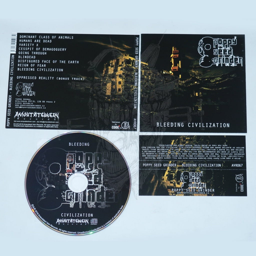 CD - POPPY SEED GRINDER - Bleeding Civilization