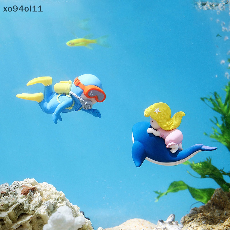 Xo 1Pc Floag Fish s Decoration Hiasan Lansekap Aquarium Lucu OL