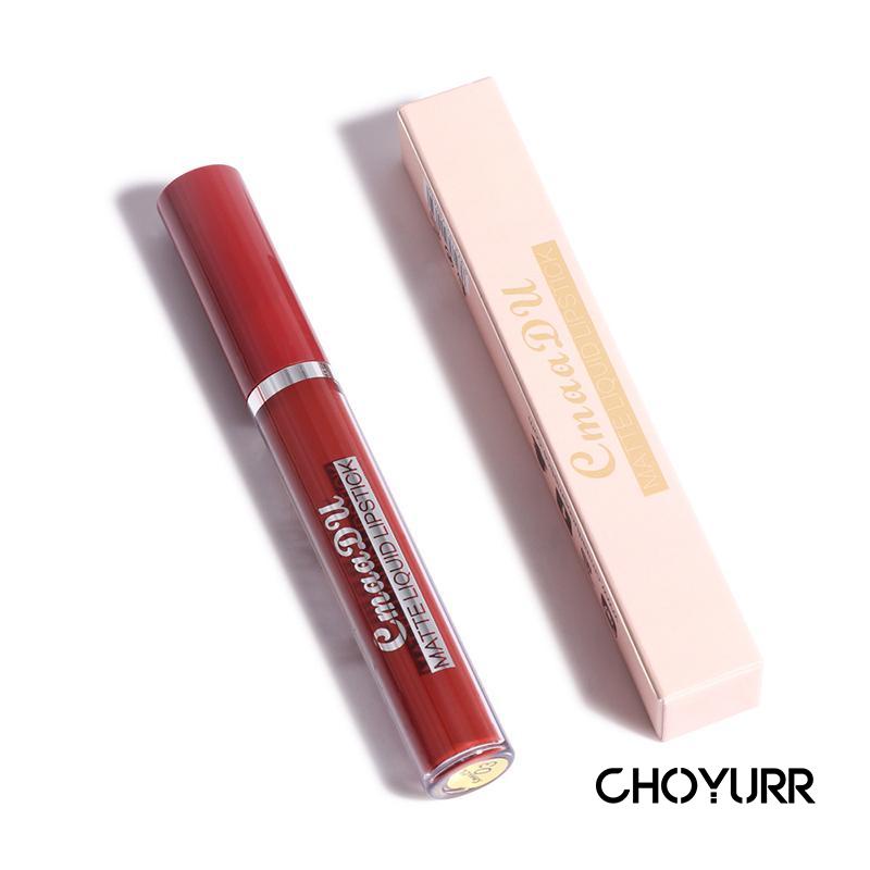 【COD】3-Pack Lip Gloss Matte Lipstik Beludru Tahan Air Tahan Lama Yang Menutrisi Dan Melembabkan-CH