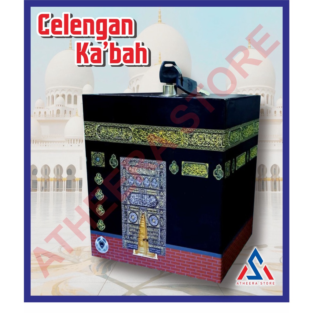 Celengan Kabah Murah - Celengan miniatur kabah - Celengan kabah kunci - Celengan Karakter Anak Murah