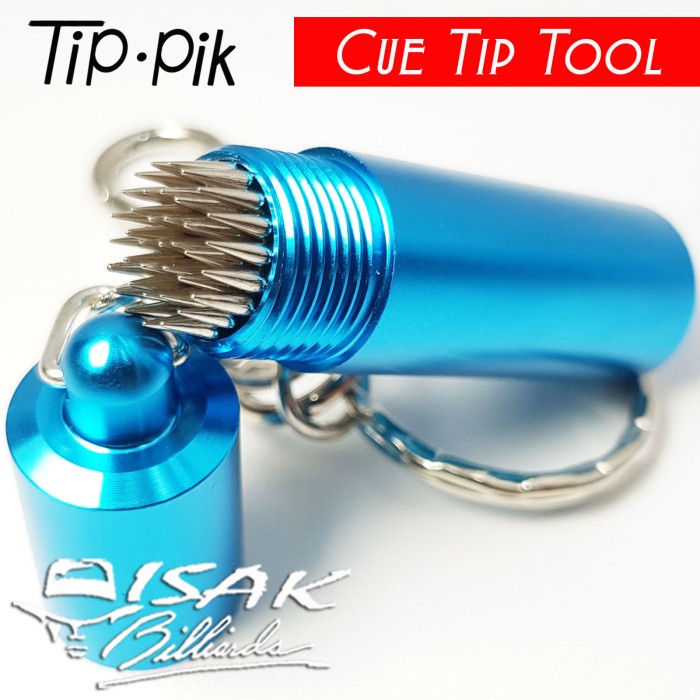 Tip Pik - Cue Repair Tool - Keychain - Alat Stick Billiard Biliar ISAK
