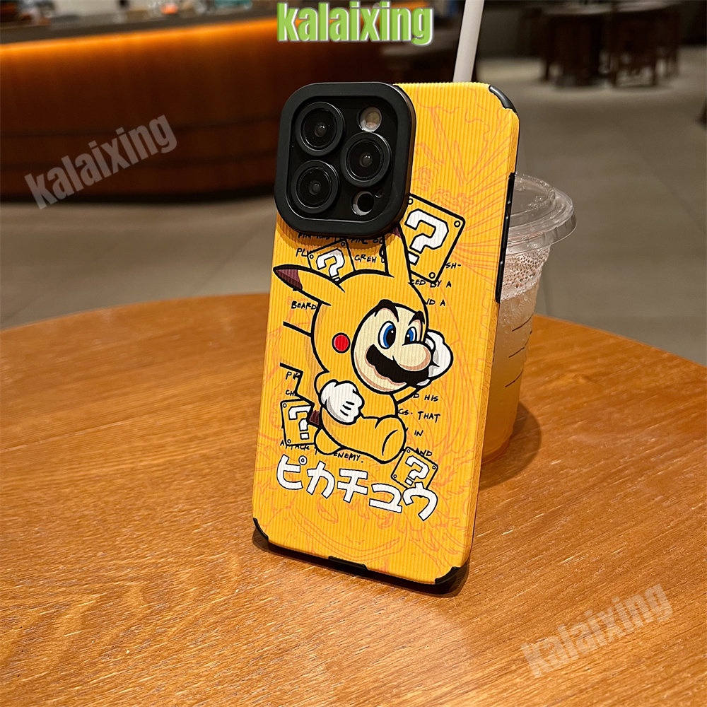 IPHONE Soft Case Super Mario Dan Yoshi Untuk Iphone11 12 13 14 Pro Max14 Plus Xs Max X XR 7 8 Plus Soft Cover Belakang