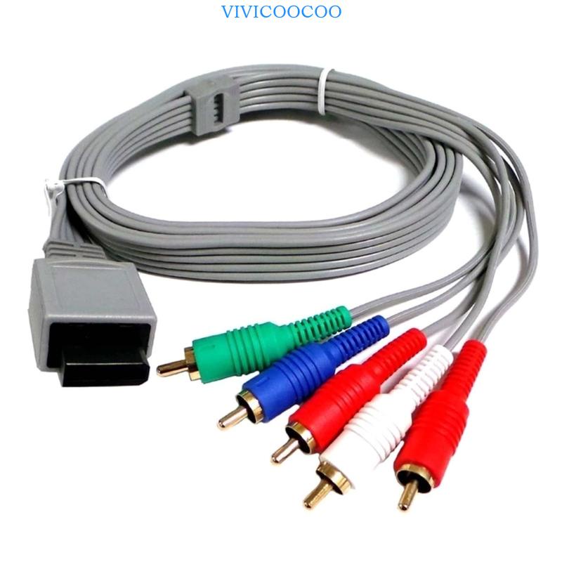 Vivi HDTV Komponen AV-Cord Wire Composite Adapter Line Untuk Konsol Game Wii U