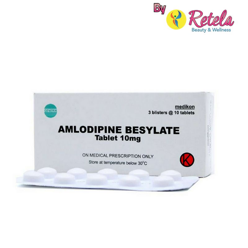 AMLODIPINE 10MG 1 STRIP 10 TABLET