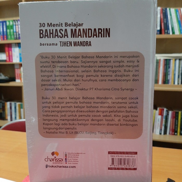 30 Menit Belajar Bahasa Mandarin Bersama Tjhen Wandra