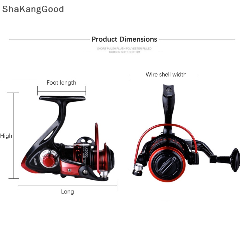 Skid Fishing Reel Spinning Reel Drag Reel 2000-5000 Max Drag 25kg 13BB Gulungan Pancing Gulungan Berputar Untuk Memancing Air Tawar SKK