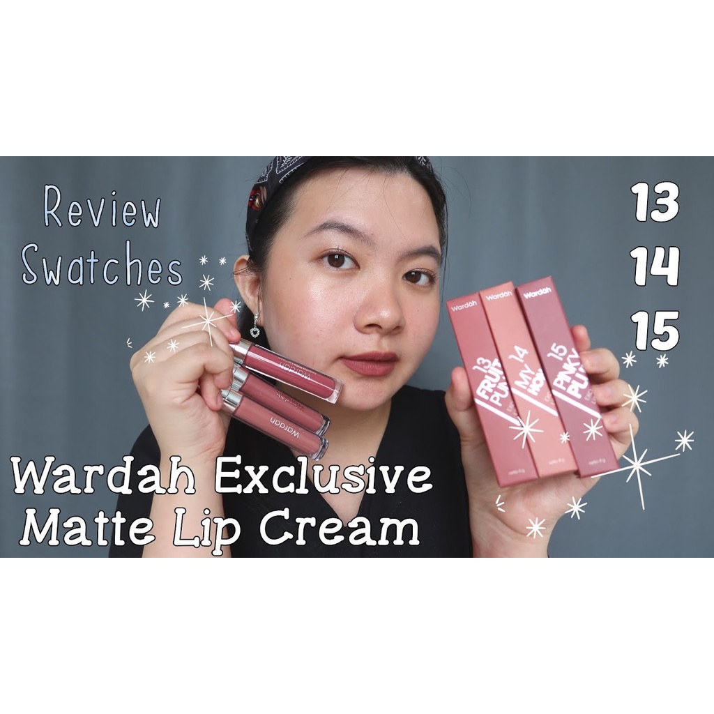 GKT cod lipcream wardah lipcream matte jaminan termurah 18 warna bibir wardah lip intensif matte