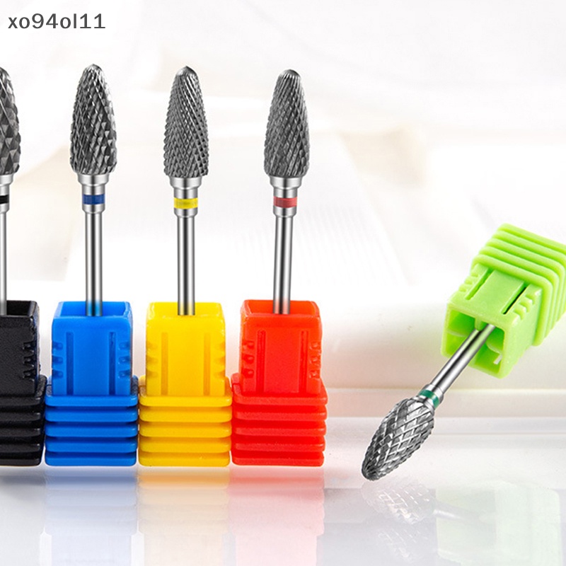 Xo Carbide Tungsten Nail Drill Bit Manicure Drill Untuk Milling Cutter Kikir Kuku OL