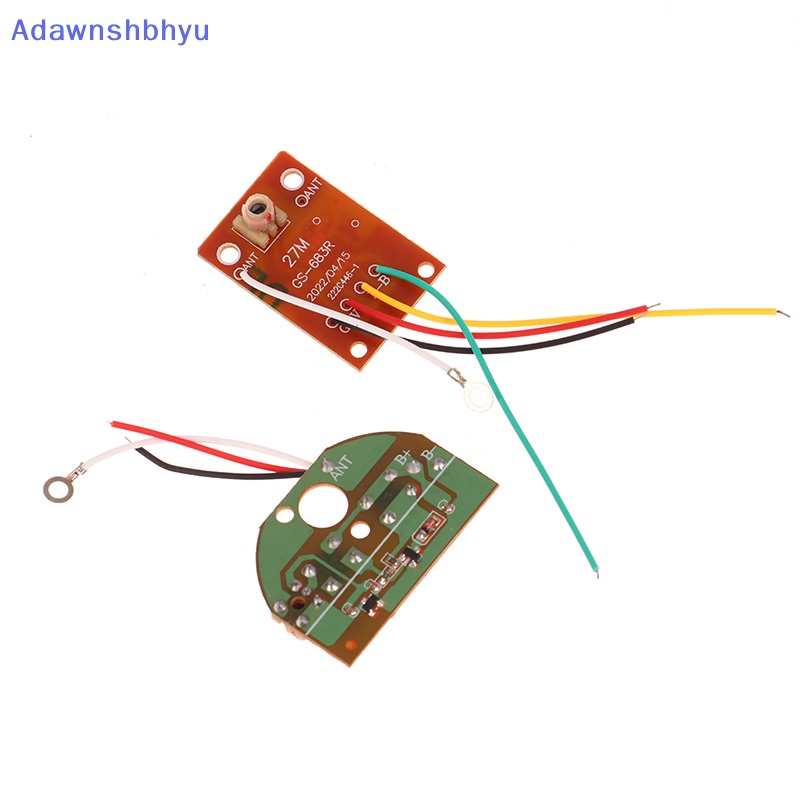 Adhyu 2CH RC Remote Control 27MHz Sirkuit PCB Papan Pemancar Dan Penerima Sistem Radio Untuk Mobil Truk Mainan ID